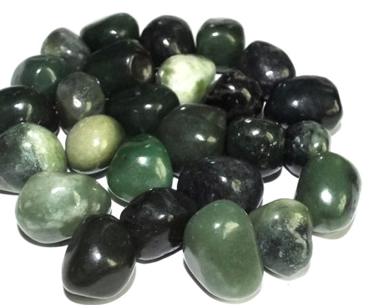 1 x Small Nephrite Jade Tumblestone