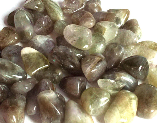 1 x Prasiolite Green Amethyst Tumblestone