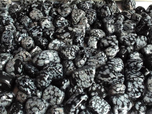 1 x Snowflake Obsidian Tumblestone