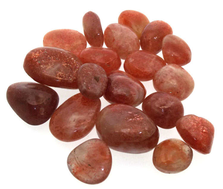 50gms Sunstone Tumbled Gemstones