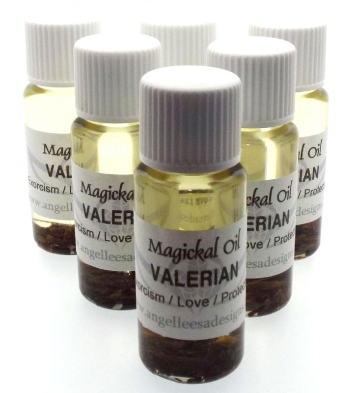 10ml Valerian Herbal Spell Oil Exorcism Love Protection