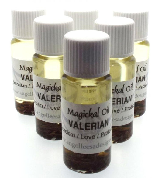 10ml Valerian Herbal Spell Oil Exorcism Love Protection