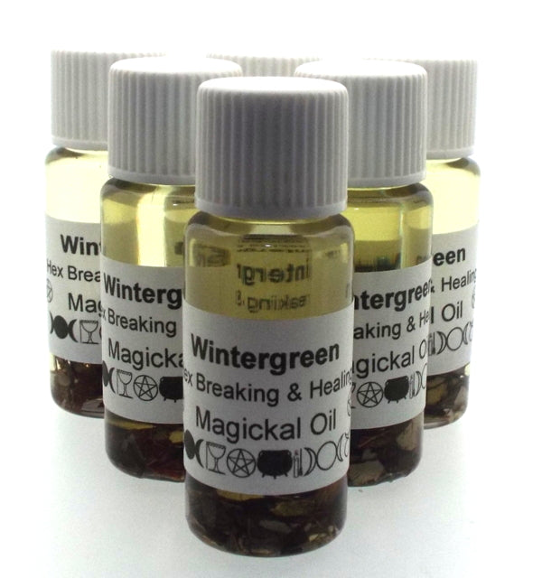 10ml Wintergreen Herbal Spell Oil Hex Breaking Healing