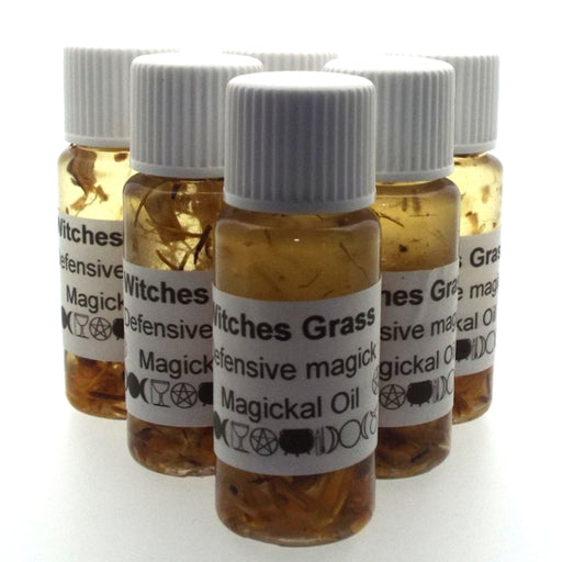 10ml Witches Grass Herbal Spell Oil Defense Magick