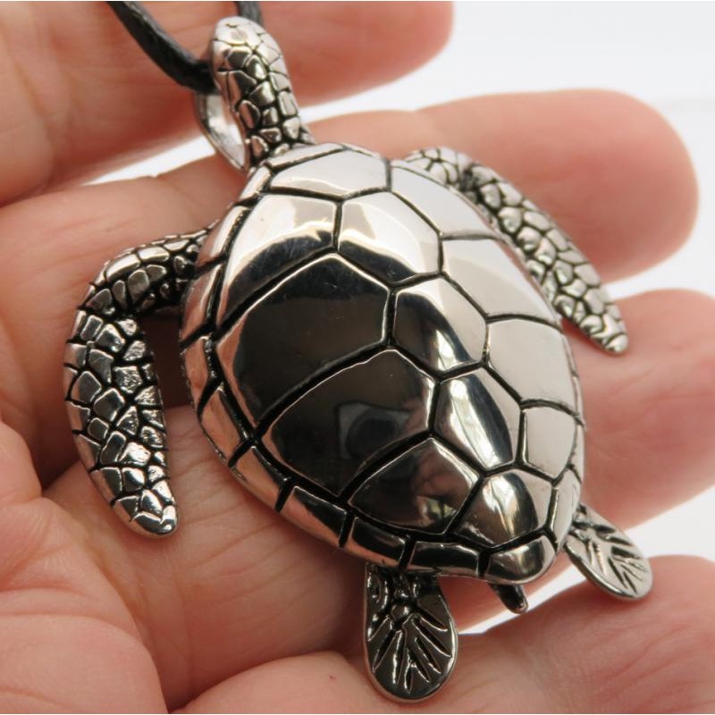 Stainless Steel Turtle Pendant