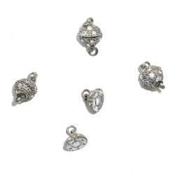 4x Bling Metal Magnetic Clasps