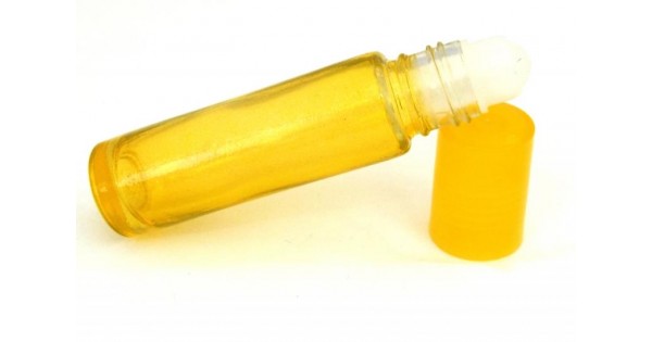 Download 1x 10ml Yellow Coloured Glass Roll On Bottle Yellowimages Mockups
