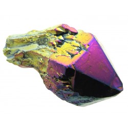 Elestial Titanium Aura Quartz Gemstone Point 20
